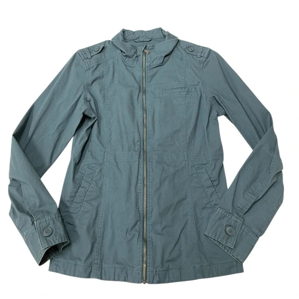 PRANA Mayve Jacket Blue Green Size Medium - Picture 2 of 9